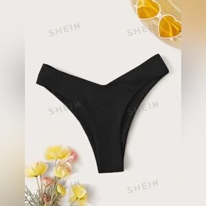 NWOT High Cut Cheeky Bikini Bottom